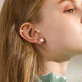 Miniatyrbillede 4 af 5: 6 par Cubic Zirconia ørestikker 316L rustfrit stål Hypoall