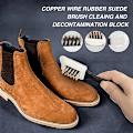 Miniatyrbillede 3 af 5: Suede sko rengøringskit. Suede børste og suede viskelæder til sh