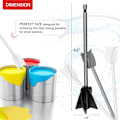 Miniatyrbillede 2 af 5: 4 stk. Resin Mixer Paddles til Resin Boremaskine, Epoxy Mixer Tilbehør til Boremaskine, Farvemixer/Farveomrører til Blanding af Resin, Epoxy, Silikoneforme