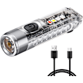 Miniatyrbillede 1 af 5: 400 Lumen Mini Bærbar LED Lommelygte - USB Genopladelig