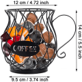 Miniatyrbilde 2 av 5: Kaffe Kapsel Kurv (Svart), Kaffe Kopp Oppbevaringskurv, Kaffe C
