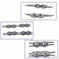 Miniatyrbillede 5 af 5: M6 Duplex Clips Kabelbindere 304 Rustfrit Stål Duplex Line C