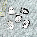 Miniatyrbilde 4 av 5: Pins til ryggsekker Estetisk, Morsomme Emalsjepinner Sett for hatter, Søte Tegneseriebrosjer Pins for jakker