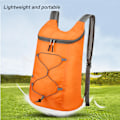 Miniatyrbild 5 av 6: (Orange) 16L Vandringsryggsäck Lättviktig Vikbar Reseryggsäck Vattentät Camping Utomhus Vikbar
