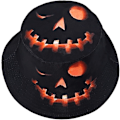 Miniatyrbillede 4 af 4: Halloween Spandau Hat Strandhat Solhat Sjov Fiskerihat til Kvinder, Vendbar Dobbeltsidet Bærbar