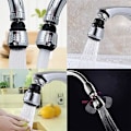 Miniatyrbillede 3 af 4: 2 stk. 360 Graders Vandhane Aerator Deluxe Vandbesparende Vandhane Sprinkler Vandbesparende Bobler Pres