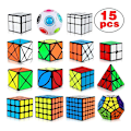 Pikkukuva 1 / 3: Rubikin kuutio Musta 15 kappaleen paketti