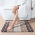 Miniatyrbilde 3 av 4: （Azure）1 stk badematte sklisikker baderomsmatte superabsorberende Wa
