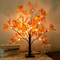 Miniatyrbilde 1 av 5: Kunstig høstbelyst lønnetre med 24 LED-lys, Thanksgiving-dekorasjoner, bordlamper, batteridrevet for bryllup, festgaver