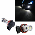 Pikkukuva 1 / 5: 2x H8+H11 LED-sumuvalopolttimo Auto Päiväajovalot Valkoinen Valo