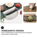 Miniatyrbillede 2 af 5: Rustfrit Stål Vippe Hvidløgspresser Manuel Hvidløg Knuser Hvidløg Hakker Hvidløg Presser