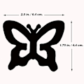 Miniatyrbillede 2 af 5: Butterfly sæt 4 clips bh stropper clips Racing back skjulte stropper