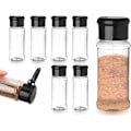 Pikkukuva 1 / 5: Muoviset maustepurkit, tyhjät maustepurkit, kirkas maustesäiliö, maustesäiliö, pieni maustelaatikko, säilytyspurkki, säilytyspurkit kannella (100 ml)