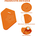 Miniatyrbild 2 av 5: Magnetiska sömnadsguider för symaskin, Orange Plommonblomma, Magnetisk sömnadsguide, Sömnadsguide med skala för symaskin, Magnetisk sömnadsguide