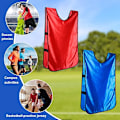 Miniatyrbillede 5 af 5: 24 stk. Pinnies Scrimmage Practice Vests Fodbold Basketball Traini