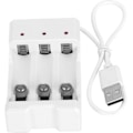 Miniatyrbillede 1 af 5: Høj pålidelighed miljøvenlig batterioplader USB-oplader til AA/AAA-modelbatteri