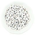Miniatyrbillede 1 af 5: 100 stk. Bogstavperler A-Z Terninger til at lave Armbånd