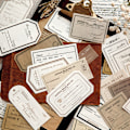 Miniatyrbillede 2 af 5: 400 stykker - Vintage Scrapbooking Stickers Vintage Scrapbooking P