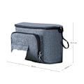 Miniatyrbillede 2 af 4: (Blå) Baby Stroller Bag Universal Vandtæt Stroller Opbevaringspose