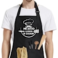 Miniatyrbild 1 av 5: Rolig Förkläde för Män Justerbara Kockförkläden med Ficka Vattentäta Matlagnings Grillförkläden BBQ-förkläden för Pappa, Make