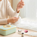 Miniatyrbild 3 av 5: Nålmagnet för broderi | Macaron-formad nålhållare - Sybehör Magnetisk nålhållare Broderitillbehör för broderi Se