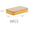 Pikkukuva 2 / 4: 7x2x11cm 8 kpl Saumojen puhdistussienipesät Keittiövälineiden puhdistustyökalut Puhdistuspesät