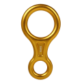 Miniatyrbilde 1 av 5: （Gullfarge）Figur 8 Descender Utforutstyr 35KN Aluminium C