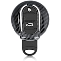 Miniatyrbilde 4 av 4: Bilnøkkeltilbehør Kompatibelt med Mini Smart Key 3-knappers - Svart