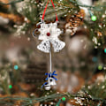 Miniatyrbillede 1 af 4: Juleklokkepynt, Guld Julepynt Juletræsklokker Vedhæng Julehåndværk Klokker til Juleferie