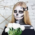 Pikkukuva 4 / 5: Perhonen Hiuspiikit Naiset Musta Valkoinen 3D Raidallinen Kukka Pitsi Punk Gootti Hiusten Asusteet Halloween Juhlat Koristelu