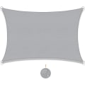 Miniatyrbillede 1 af 5: Solsejl, Vandafvisende, 2 x 3 m, Polyester, rektangulær, grå