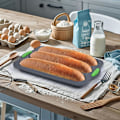 Miniatyrbild 4 av 5: st Silikon Baguetteform, 3 Fack Baguetteplåt, Ugn Bröd Baguetteform, Non-Stick Form, Lämplig för Bakning av Baguetter och Varmkorv i Ki