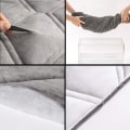 Pikkukuva 5 / 5: Beige 190cm sametinen kaksinkertainen päätytyynyn päällinen Doub