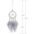 Miniatyrbillede 2 af 5: Bil Bakspejl Dreamcatcher Fjer Dreamcatcher Væg D