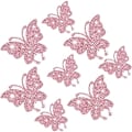 Miniatyrbillede 1 af 5: 8 stk. Butterfly Bilsticker til Kvinder Krystal Rhinestone Bling Butterfly Stickers Butterfly Stickers Biltilbehør til