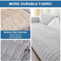 Miniatyrbillede 4 af 5: (LightGray,70×150cm 1Pcs)Flannel Sofa Covers,Corner Sofa Cover,3