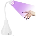 Pikkukuva 1 / 5: Valkoinen UV-lamppu kynsien kuivaaja, 18W LED UV-kynsilamppu geelin nopeaan kuivaukseen