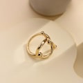 Miniatyrbillede 5 af 5: 1 stk. Lille Geometrisk Silketørklæde Ring Broche til Kvinder Piger Mode Chic Rund Bar Sjal Tørklæder Spænde Wrap Lås Cl