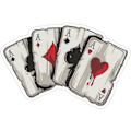 Miniatyrbillede 1 af 5: Universal bilklistermærke 15x10cm Sjov poker-mærkat karosserimærkat vind