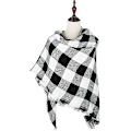 Miniatyrbild 5 av 5: 1 st  Höst- & Vinterhalsduk Klassisk Fransad Rutiga Tartan Varm Mjuk Tjock Stor Pläd Wrap Sjal Halsdukar för Kvinnor