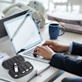 Pikkukuva 4 / 5: USB-muistitikun säilytyspussi, elektronisten lisävarusteiden järjestäjä USB-muistitikulle/Pendrive/Gig Drive/