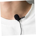 Miniatyrbilde 4 av 5: Svart 12 stk. Mikrofonklips Taping Stemmeopptak Mikrofonfiksering Karaoke Tilbehør Lavalier Mikrofonklips Trådløs Mikro
