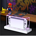 Miniatyrbild 4 av 5: Genomskinlig dammskyddsdisplaylåda för Switch/OLED-docka (endast lock), W