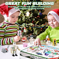 Miniatyrbilde 5 av 5: Julekalender 2024 for gutter, 24 dager med lekefigurer og byggeklosser, nedtellingskalender med 29 figurer, gutt