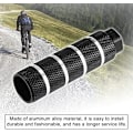 Pikkukuva 5 / 5: 4 kpl Alumiiniseos Takajalkatelineet Jalkatuet Universaali Musta BMX MTB Pyörä Polkupyörä Sopii 3/8 Tuuman Akseleille