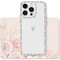 Miniatyrbillede 2 af 5: 1 stk Kompatibel med iPhone 13 Pro Max Klar Case Sød til Kvinder Piger Bling Diamant Glitter Rhinestone Sparkle Shiny B