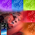 Miniatyrbillede 5 af 5: LED-lys til soveværelse 10m 100 LED Musik Synkroniserende Farveskift