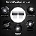 Pikkukuva 5 / 5: USB-auton tunnelmavalaistus, 5 kappaleen valkoiset auton LED-tunnelmavalot
