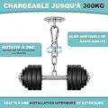 Pikkukuva 2 / 5: Premium-kattokoukku - Raskaankalustoiset koukut jopa 300 kg kuormitukselle, sopii riipputuolin, riippumatton ja nyrkkeilypussin ripustamiseen
