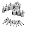 Miniatyrbillede 1 af 5: (15 stk. 6-50 mm) Diamant hulsav bor til fliser